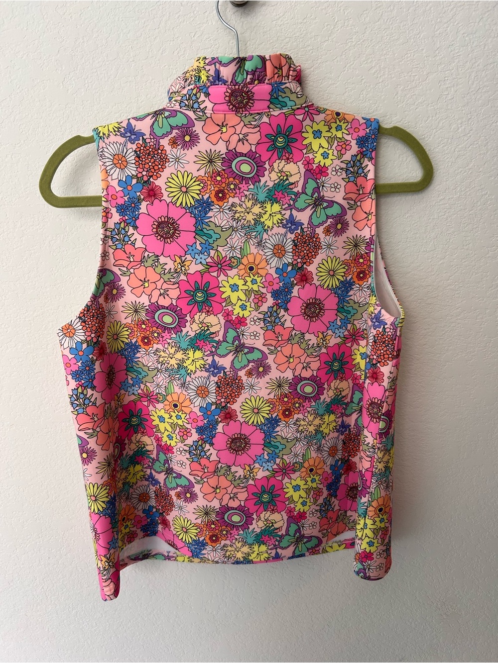 SSYS Peyton Scuba Frill Neck Top in Full Bloom - Picture 5 of 7
